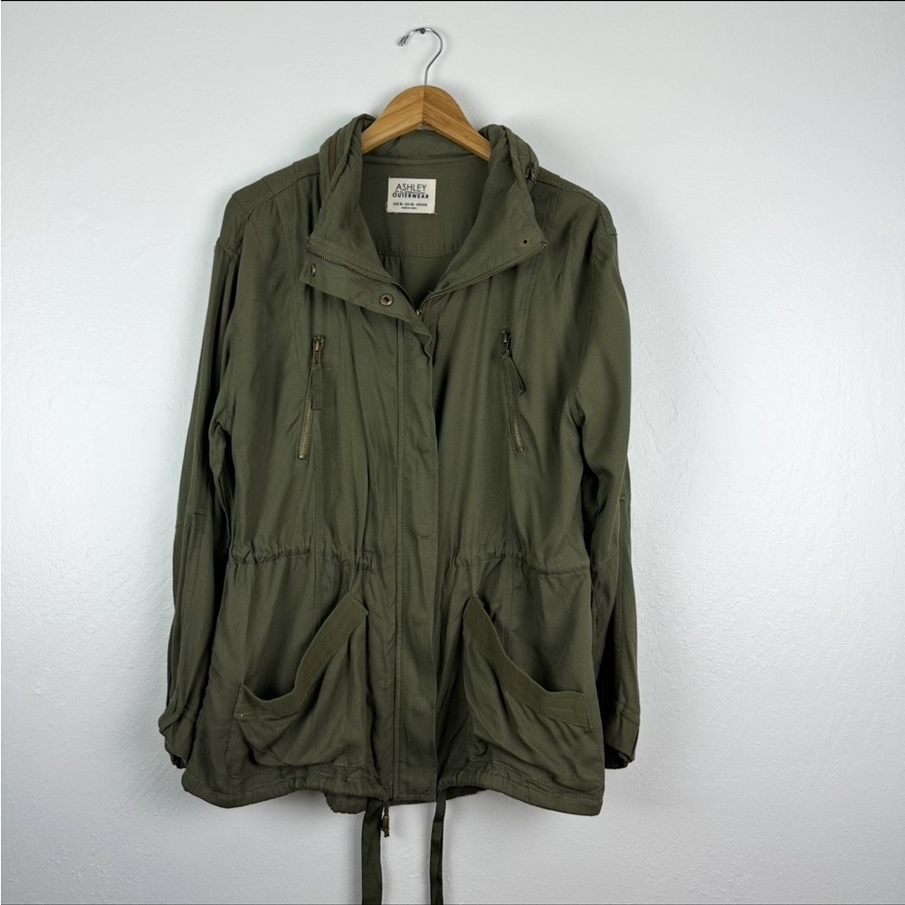Ashley By 26 International Olive Utility Jacket - Picture 9 of 9